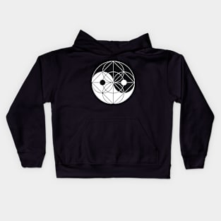 Yin Yang symbol Kids Hoodie